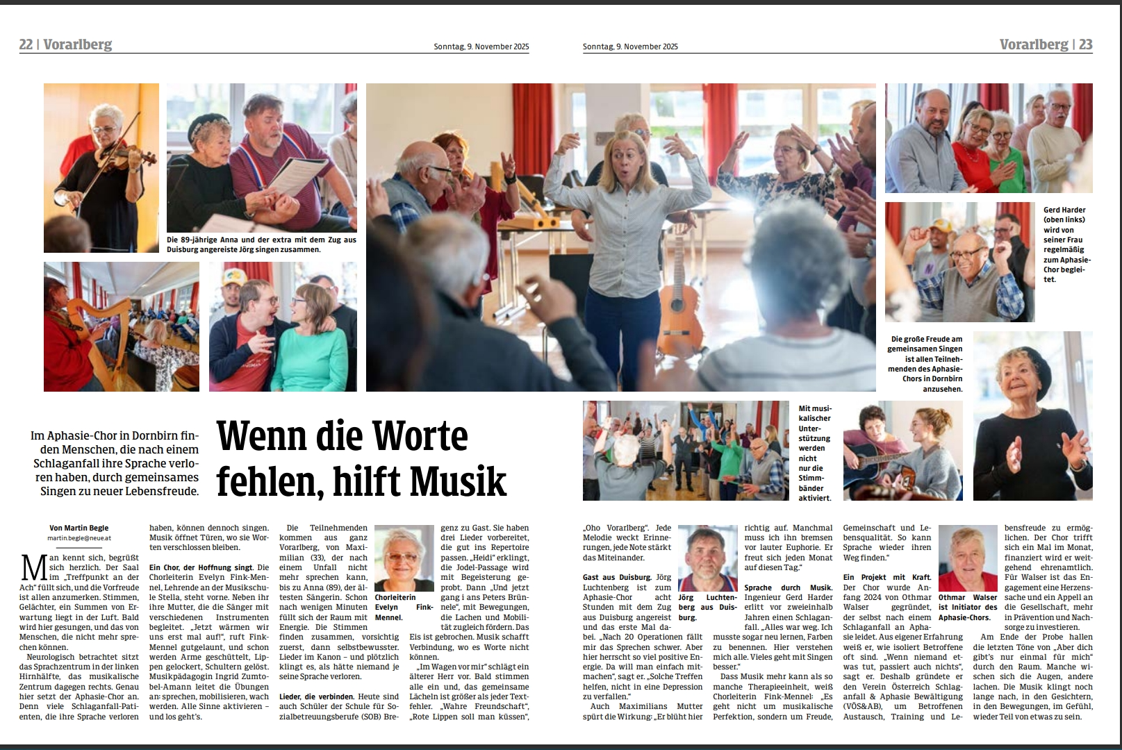 Aphasie Chor vorarlberg